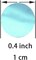Light Blue Foil Metallic Round Table Confetti Decor Under the Sea Baby Shower Birthday Party Circle Dots Mylar Table Scatter Confetti Wedding Bachelorette Party Confetti Decorations, 60g